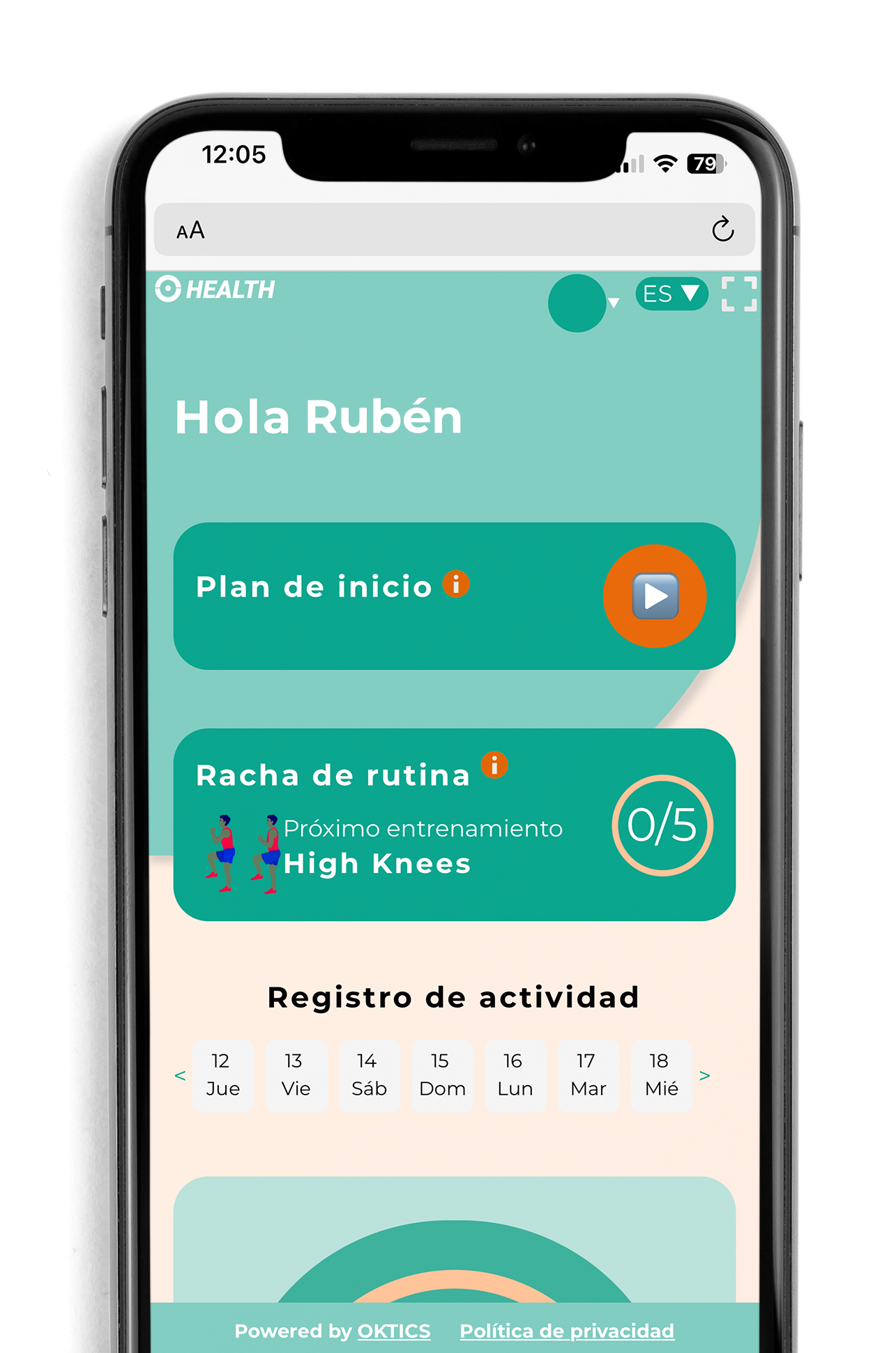 iphone home healgth OKO Health App